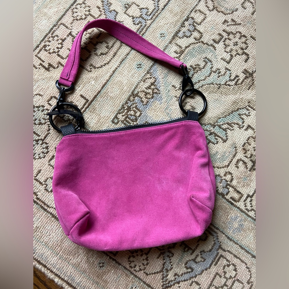 Chic Fuchsia Suede bag